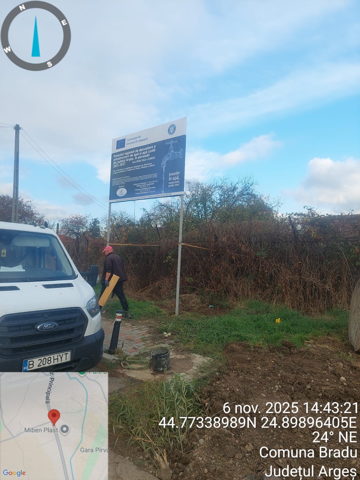 Panou informativ CL8 Bradu 1